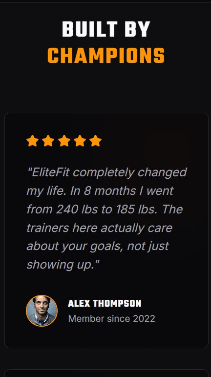 Website work sample 3