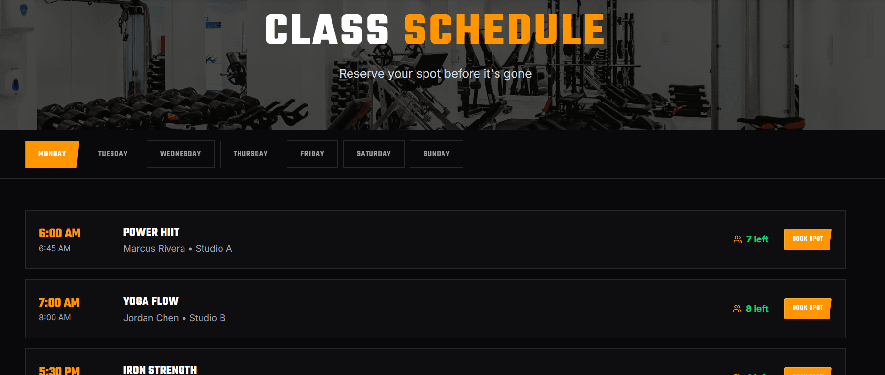 Website work sample 8